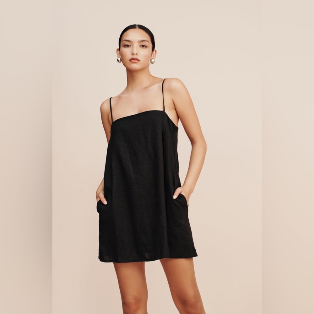 Posse Maggie Mini Linen Dress